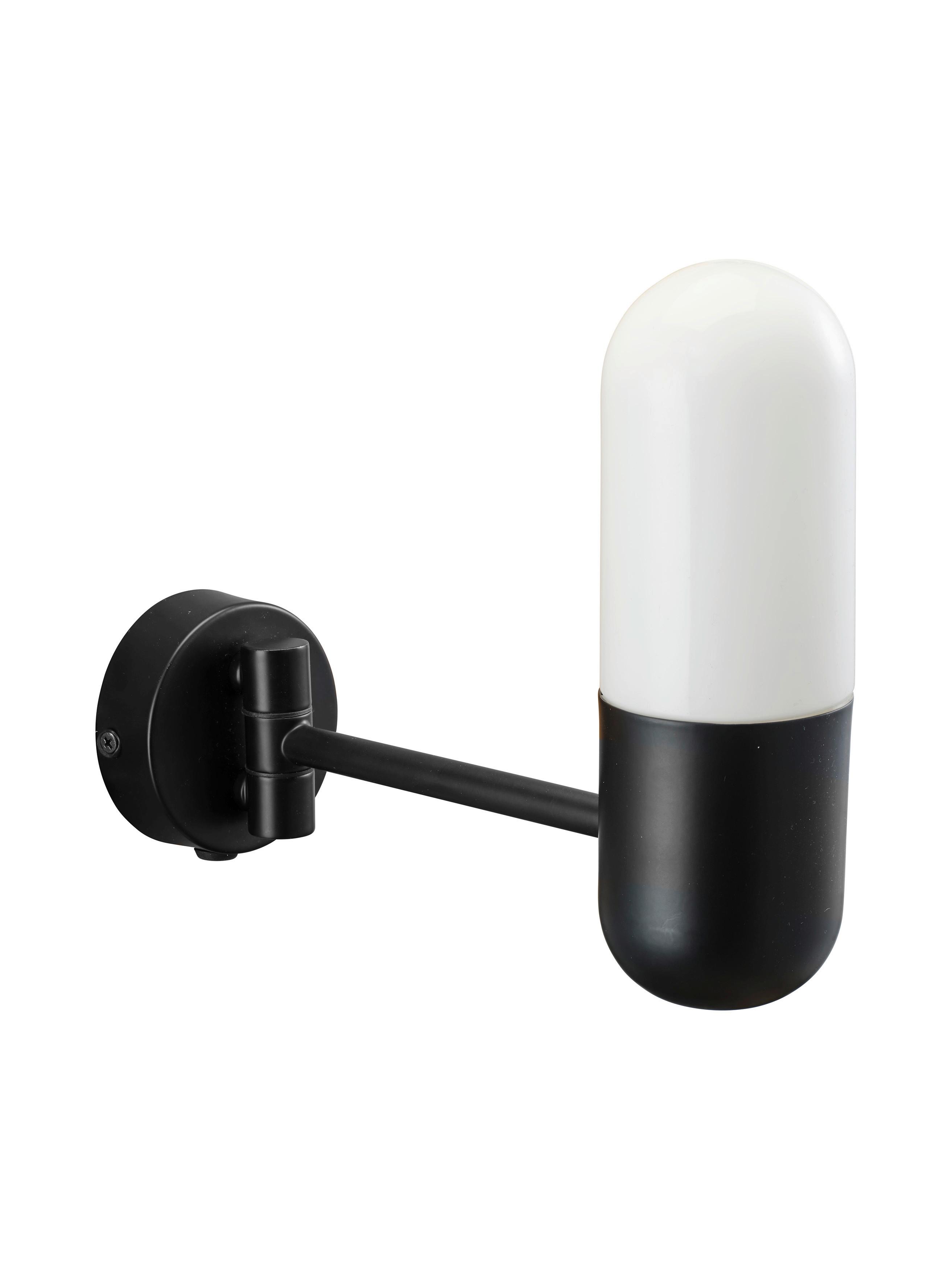 Wandleuchte 3501423  Zeta - Schwarz, KONVENTIONELL, Metall (8,5/21cm)