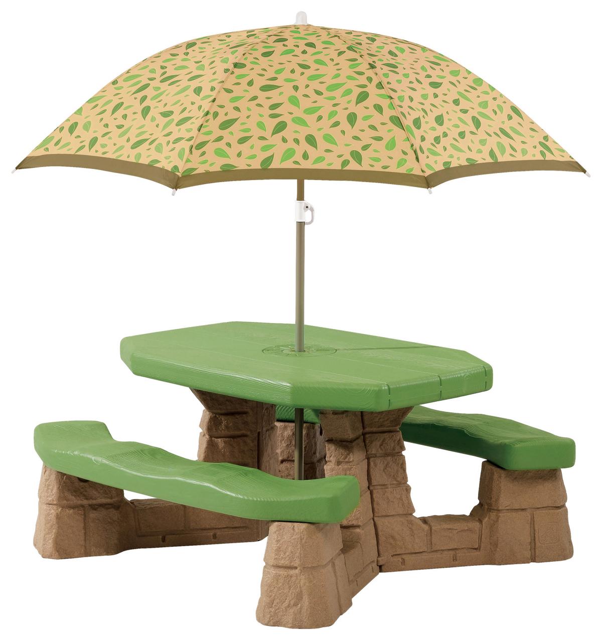 Gartengarnitur 787799 - Braun/Grün, KONVENTIONELL, Kunststoff (109,22/152/104cm) - Ambia Garden