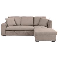 Ecksofa Lukas Hellbraun S: 239x158 Cm - Hellbraun, Trend, Textil (239/158cm)