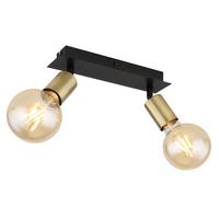 Strahler 54998-2b - Schwarz, Design, Metall (25/6/10,5cm) - Globo