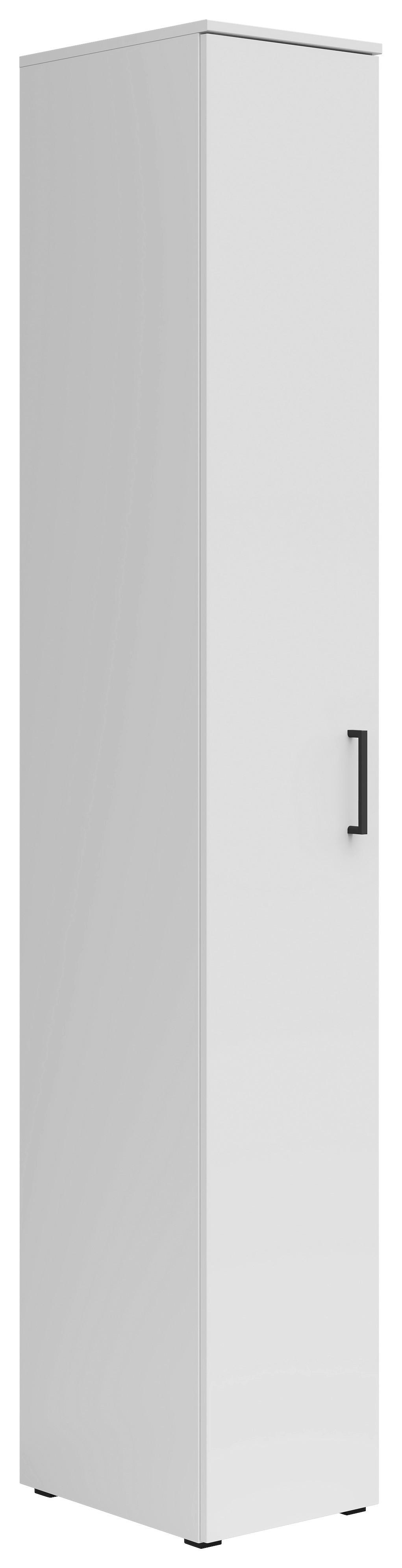 Skriňa Cabinet š: 30cm - čierna/biela, Modern, kompozitné drevo/plast (30/195/40cm)