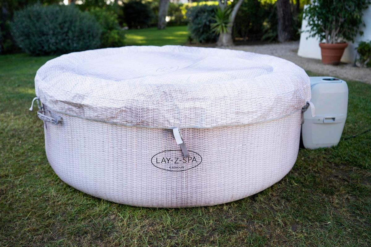 Felfújható Jakuzzi Lay-Z-Spa Kb. 180/66cm - szürke, Modern, műanyag (180/66cm) - Bestway