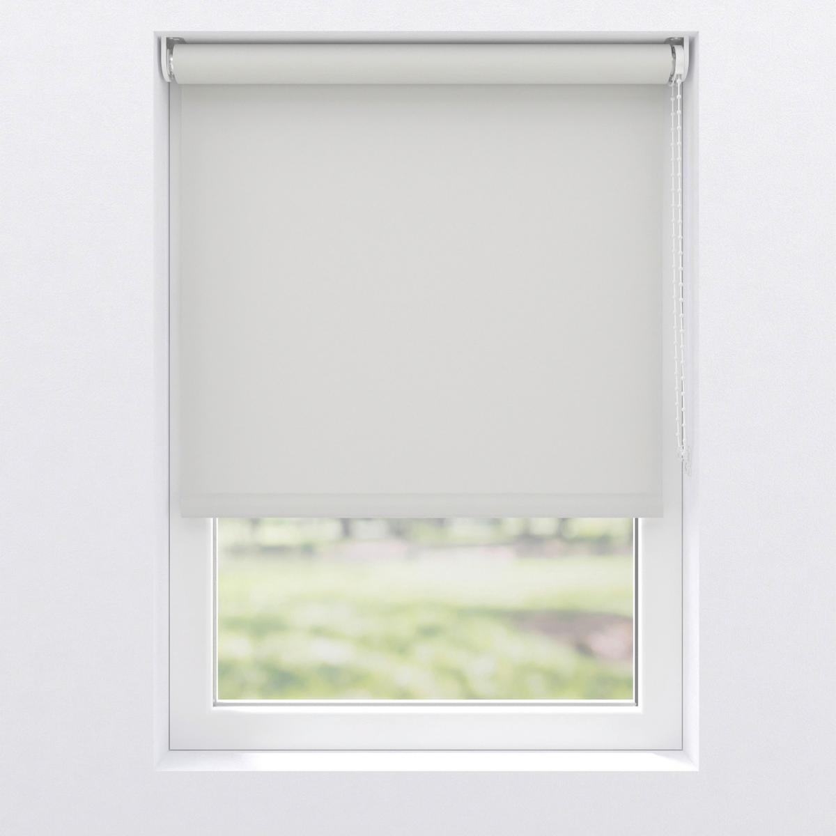 Rollo 100x190 Cm Mit Kettenzug - Grau, Basics, Kunststoff (100/190cm)