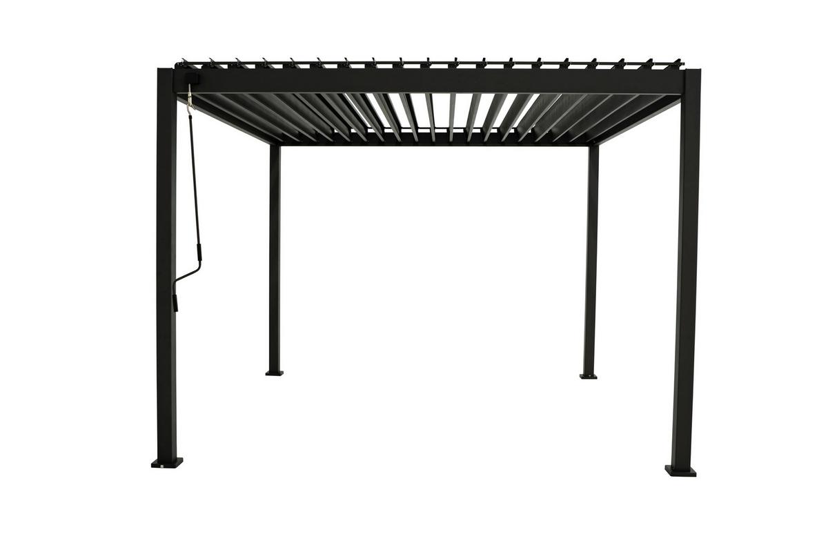 Pergola Element Anthrazit 3x4 - Anthrazit, LIFESTYLE, Metall (300/240/400cm) - Gardenson