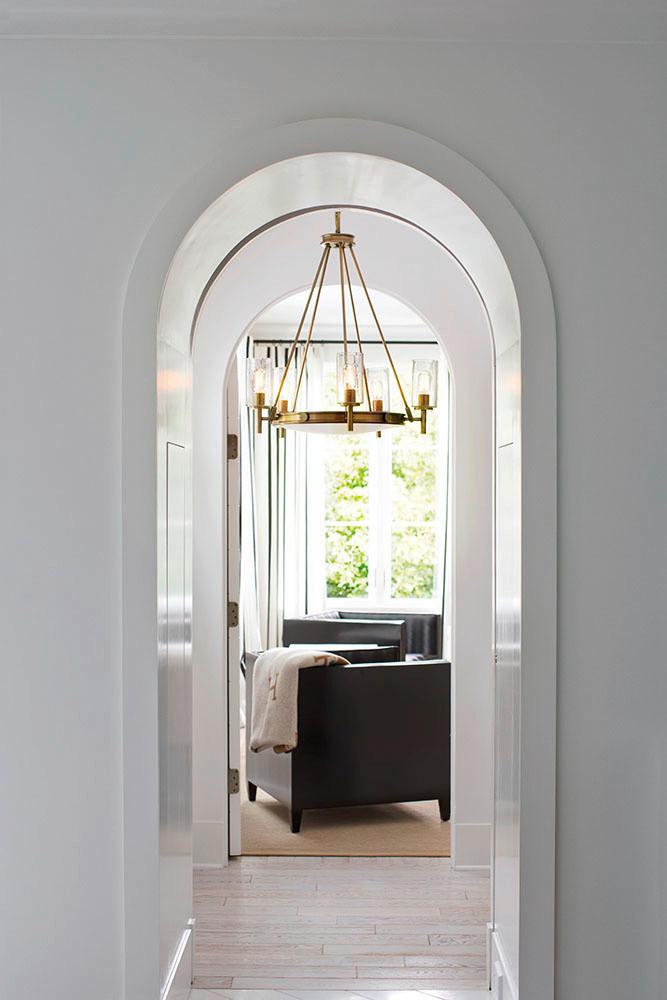 Kronleuchter H: 93,2 cm 5-Flammig - Messingfarben, LIFESTYLE, Glas/Metall (68.5/93.2cm) - Elstead Lighting