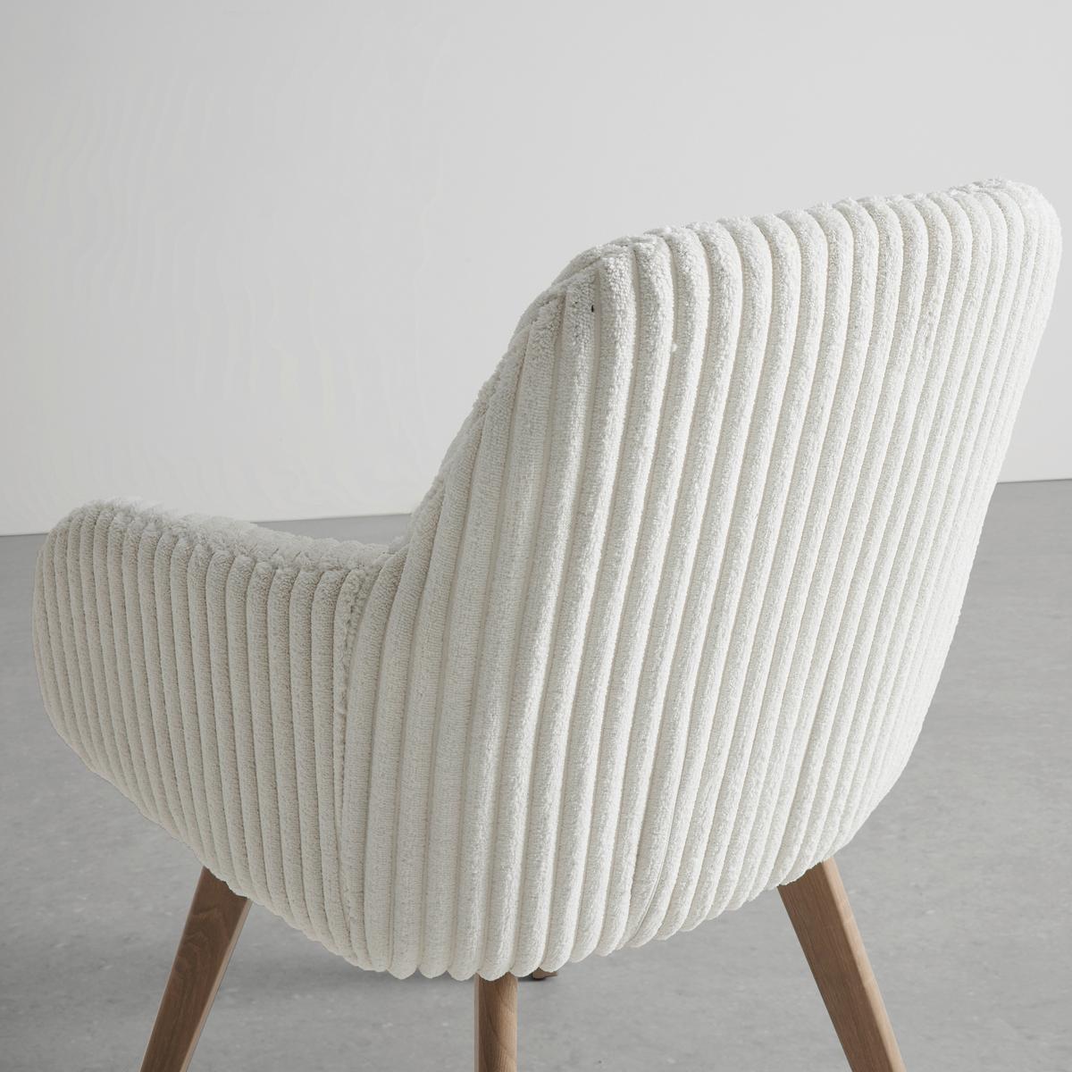 Židle MATTIA béžová - barvy dubu/béžová, Moderní, kov/dřevo (56/87/61cm) - Bessagi Home