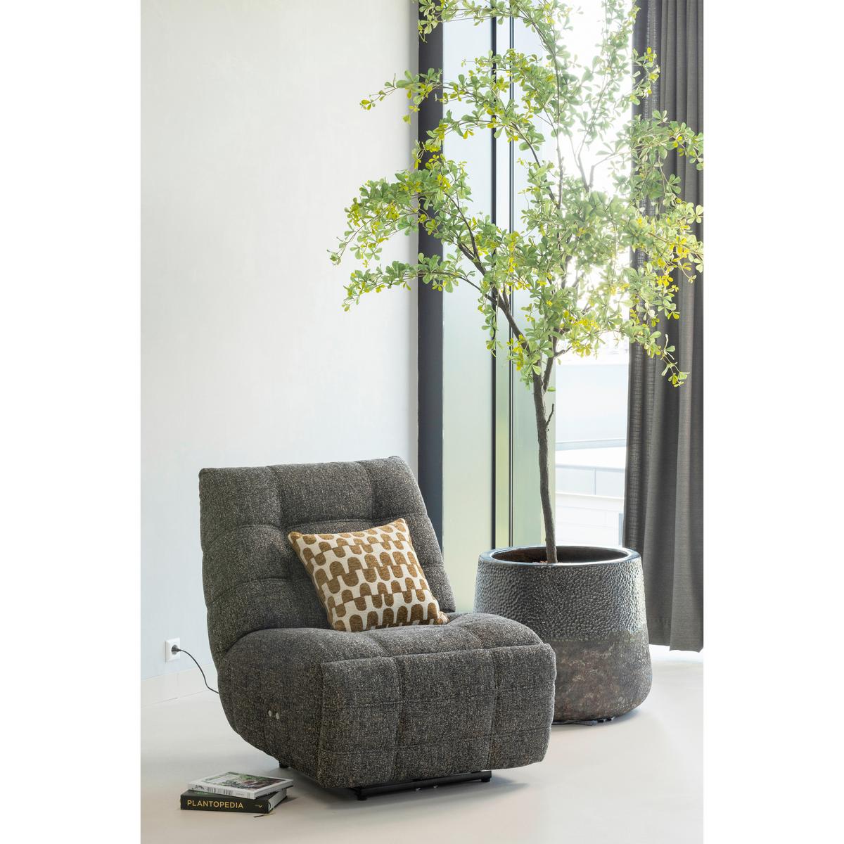 Relaxsessel Hein Anthrazit B: 98cm - Anthrazit, Design, Textil (98/94/83cm) - Livetastic