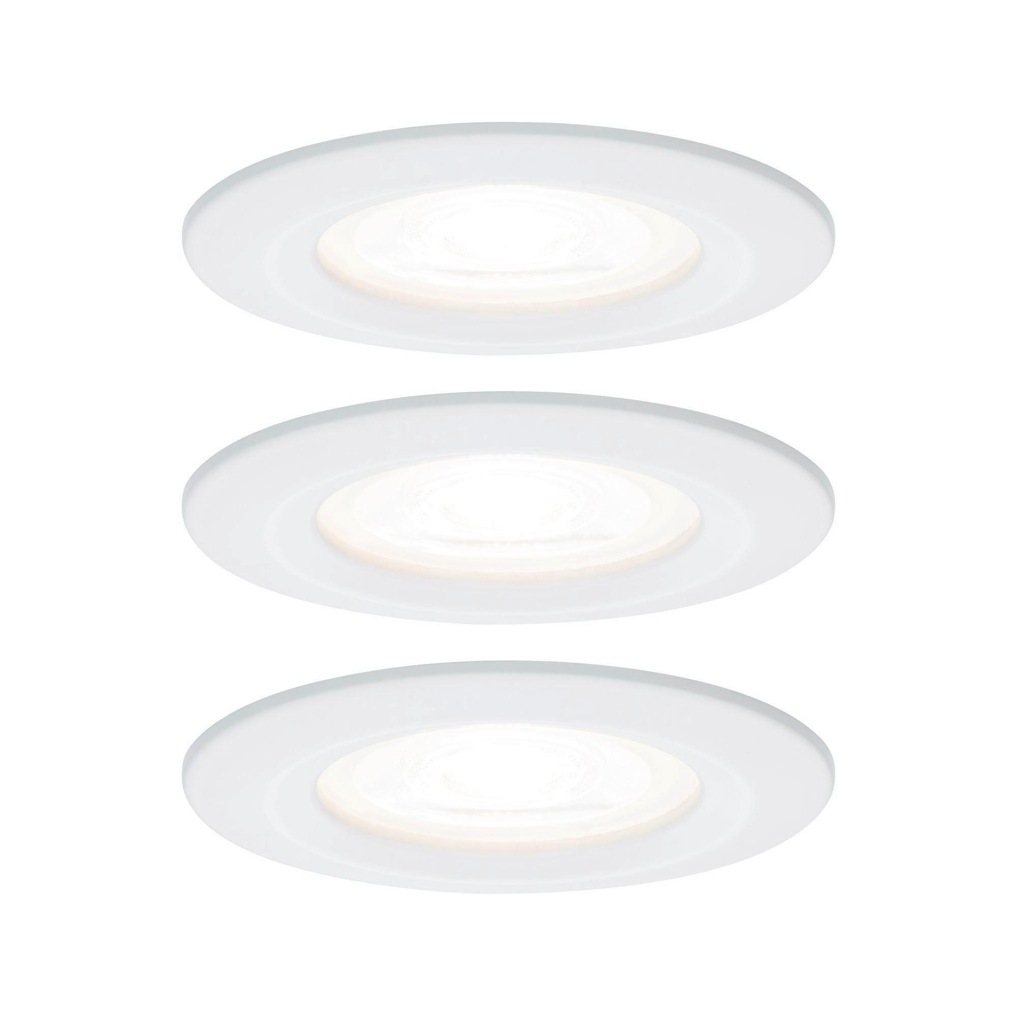 Deckenleuchte 3er-Set Ø 7,8 cm, dimmbar, Rund - Basics (7,8cm) - Paulmann