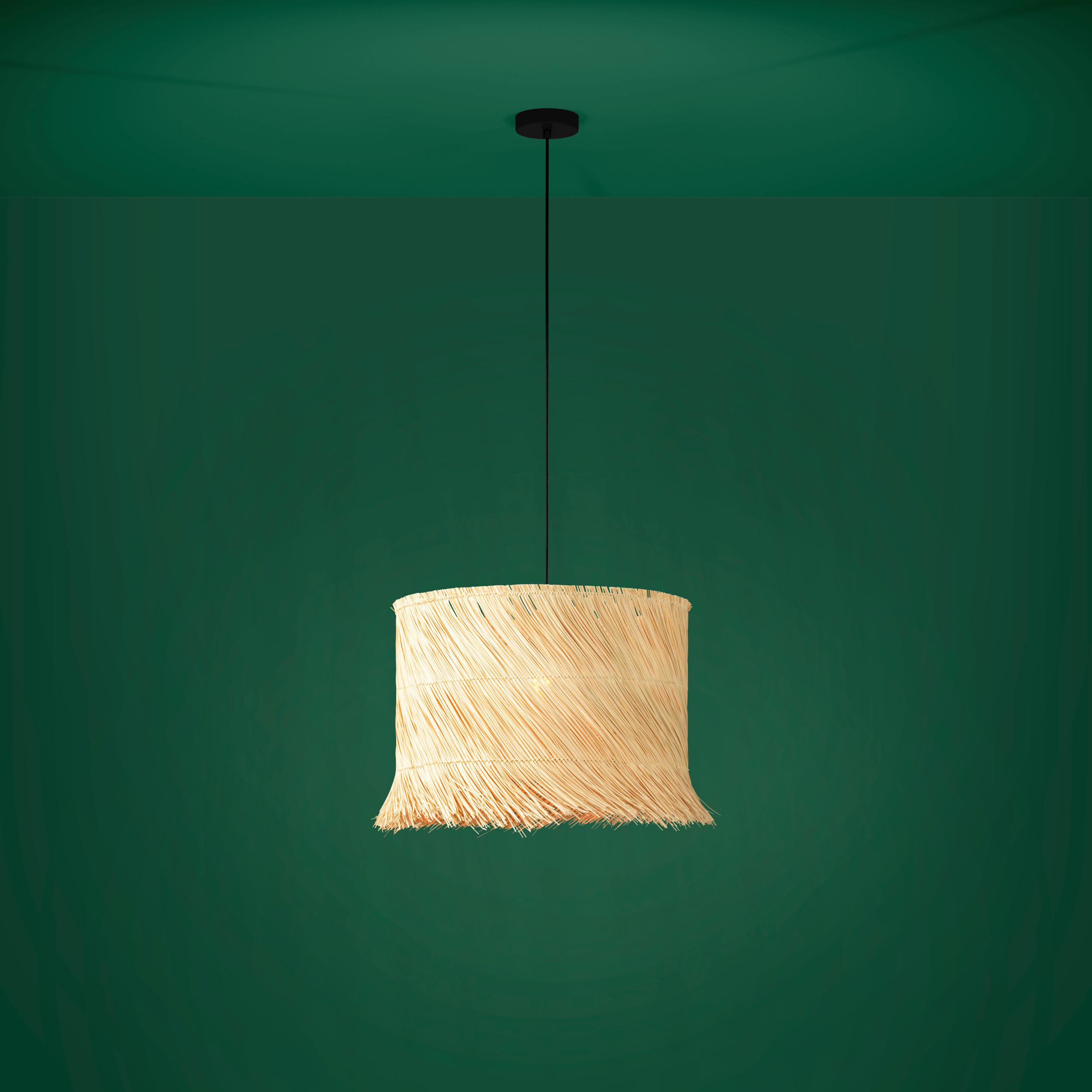 Hängeleuchte 390238*paisano - Schwarz, Design, Metall (48/150cm) - Eglo
