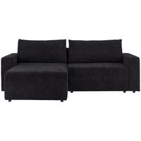 Ecksofa Dallas - Schwarz, MODERN, Holz/Kunststoff (173/258cm)
