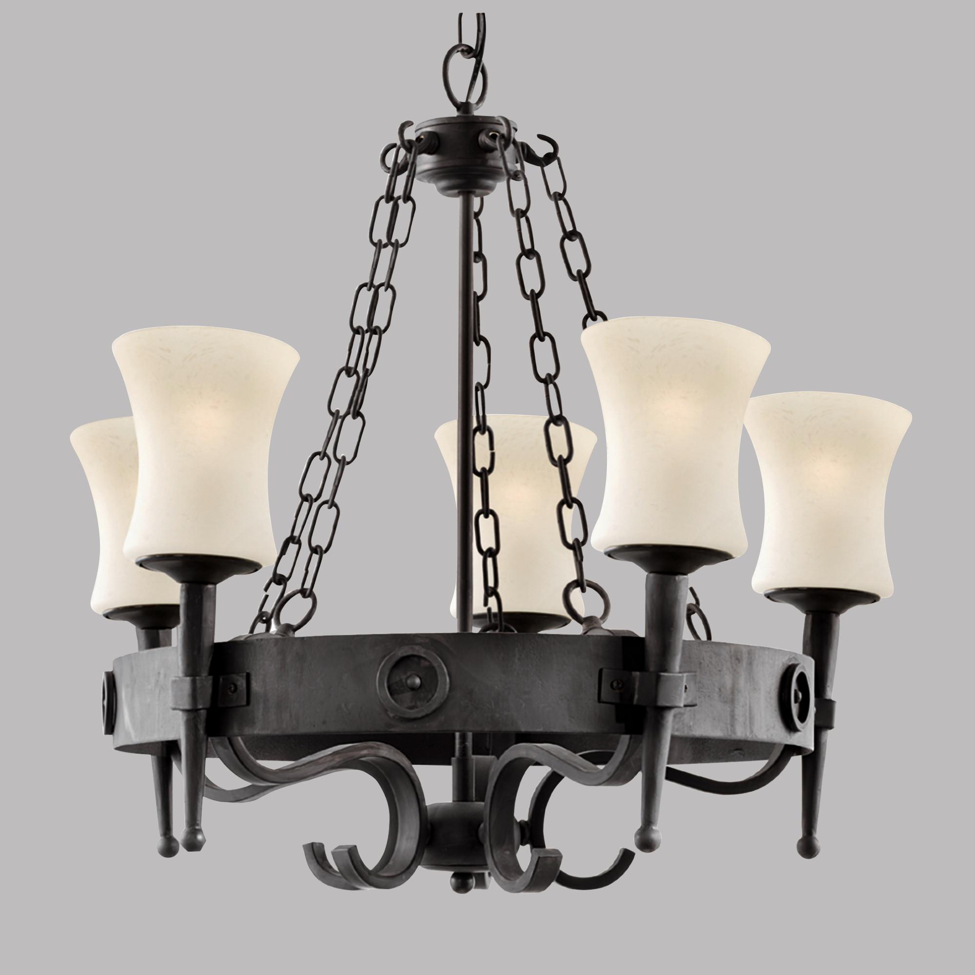 Deckenleuchte Cartwheel 0815-5bk - Trend, Glas/Metall (63/58cm)