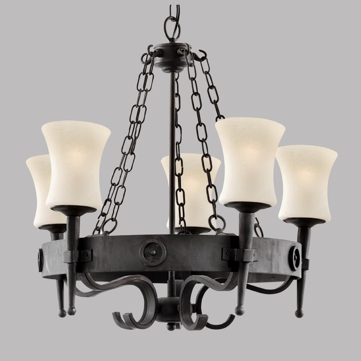 Deckenleuchte Cartwheel 0815-5bk - Trend, Glas/Metall (63/58cm)