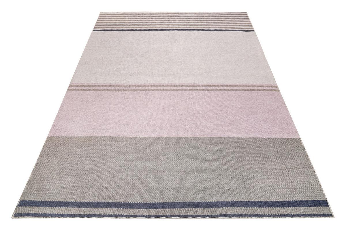 Flachwebteppich Camps Bay Braun/rosa/beige 130x190 Cm - Beige/Braun, KONVENTIONELL, Textil (130/190cm) - Esprit