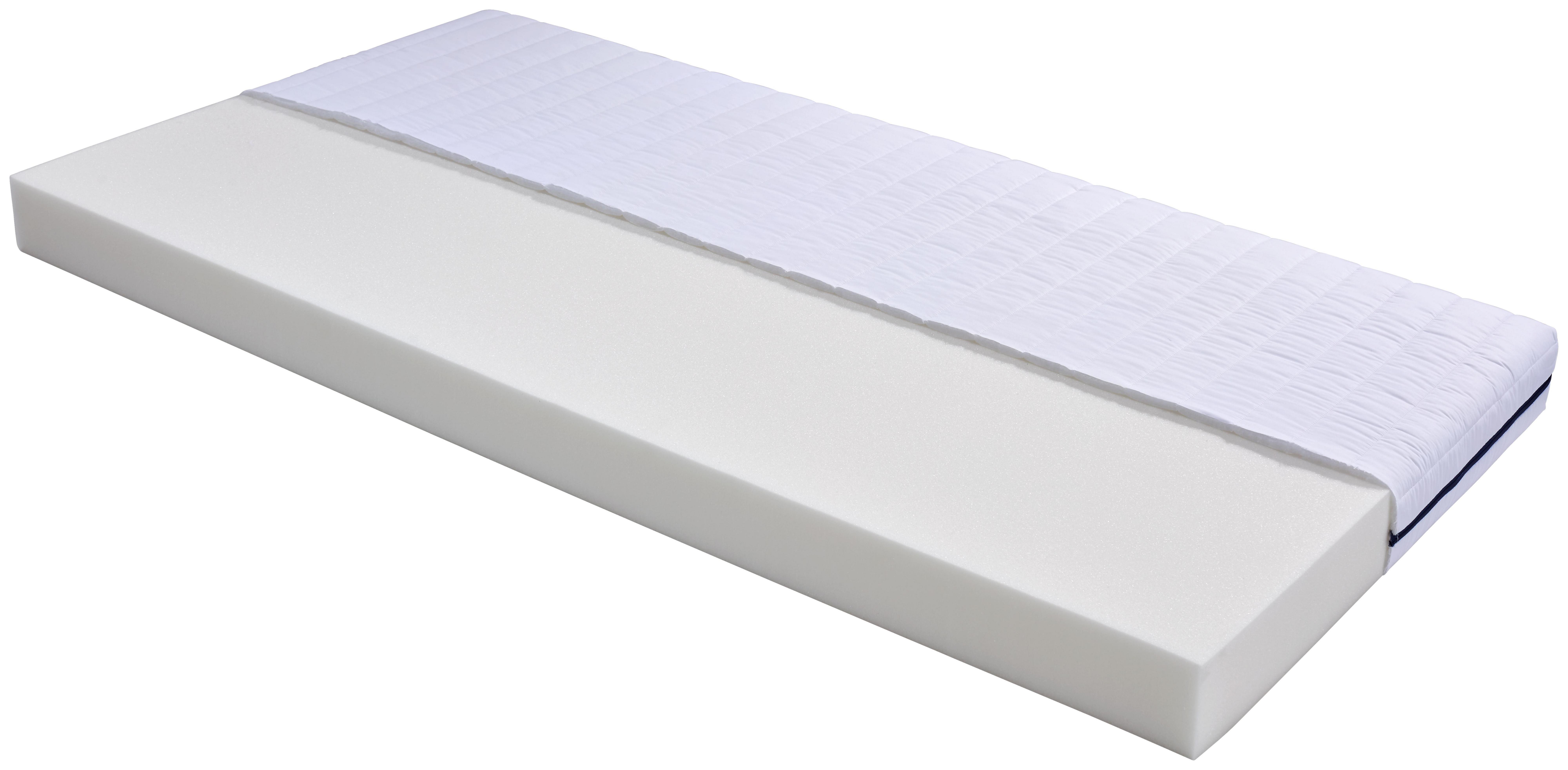 Rollmatratze Meli - Weiß, Textil (90/200cm) - Primatex