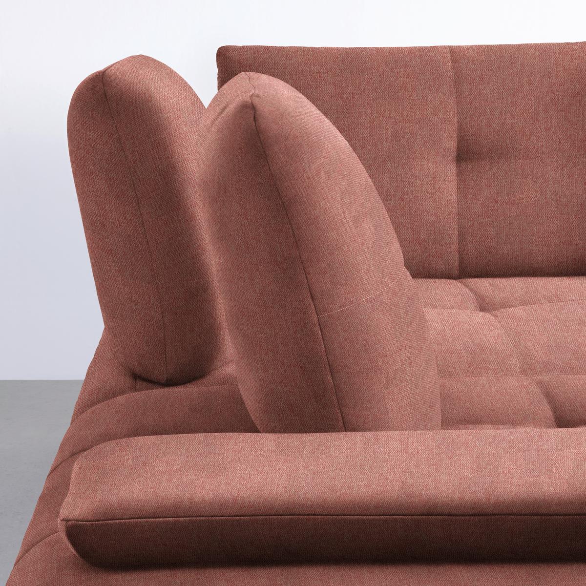 Rohová sedačka TRENDY, levá, starorůžová - starorůžová/černá, Moderní, kov/kompozitní dřevo (250/93/310cm) - Premium Living