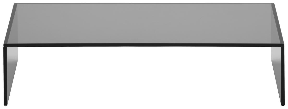 TV-podstavec UNIVERSAL - tmavě šedá, sklo (60/14/30cm) - Mömax