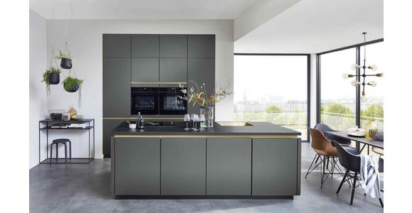 Einbauküche Eastbourne Frei Planbar In Mineralgrün - Grau/Grün, MODERN, Holzwerkstoff - Vertico