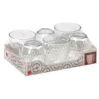 Wasserglas klar Carina 6er-Set, je ca. 290 ml - Klar, Basics, Glas (25/18/9cm)