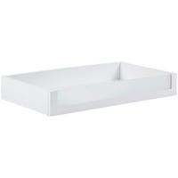 Schublade Unit Weiß Unit - Weiß, MODERN, Glas/Holzwerkstoff (83/12/45cm) - Ondega