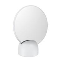 KOZMETICKÉ ZRKADLO Hug, 17/19,8/8,5cm, biela - biela, Modern, plast/sklo (17/19,8/8,5cm) - Premium Living