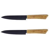 Gemüsemesser Sonja Edelstahl 12 cm - Schwarz, MODERN, Metall (24cm) - James Wood