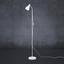 Stojacia Lampa Mauro - biela, Moderný, kov (19/145cm) - Modern Living Stojacia Lampa Mauro - biela, Moderný, kov (19/145cm) - Modern Living