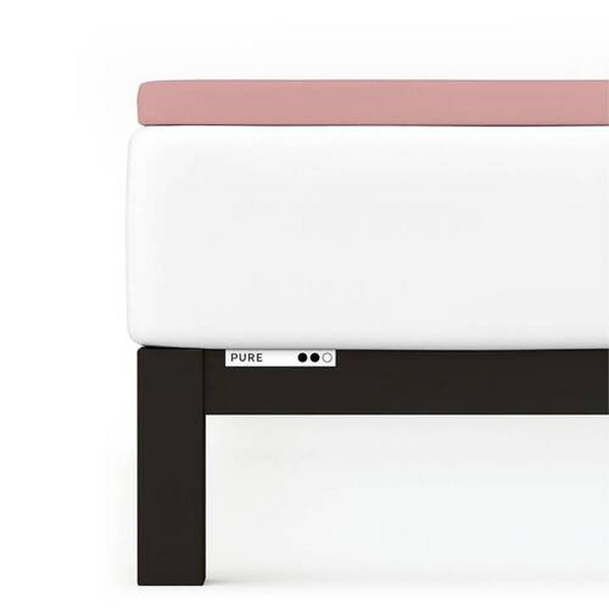 Topper-spannleintuch Pure Topper - Altrosa, Basics, Textil (180-200/200-220cm) - Schlafgut