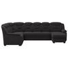 Wohnlandschaft Marcus Schwarz inkl. Bettkasten - Schwarz, Basics, Textil (211/330/162cm) - MID.YOU