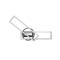 LED-Deckenleuchte R67183108 Twister - Messingfarben, Basics, Metall (90,5/24,5/8,5cm)