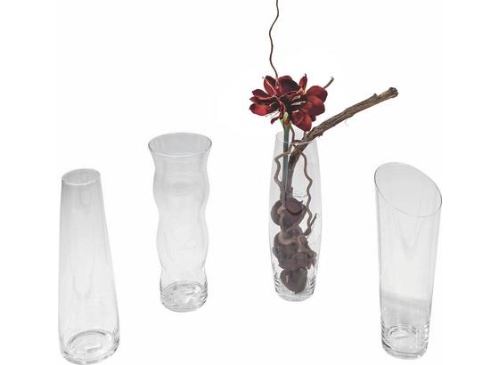Váza 'curtice' - tiszta, konvencionális, üveg (50cm) - OMBRA Váza 'curtice' - tiszta, konvencionális, üveg (50cm) - OMBRA