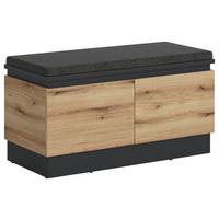 Garderobenschrank Corte Grau/Eiche Dekor B: 100,6 cm - Eichefarben/Grau, Trend, Holzwerkstoff (100,6/53,8/45cm)