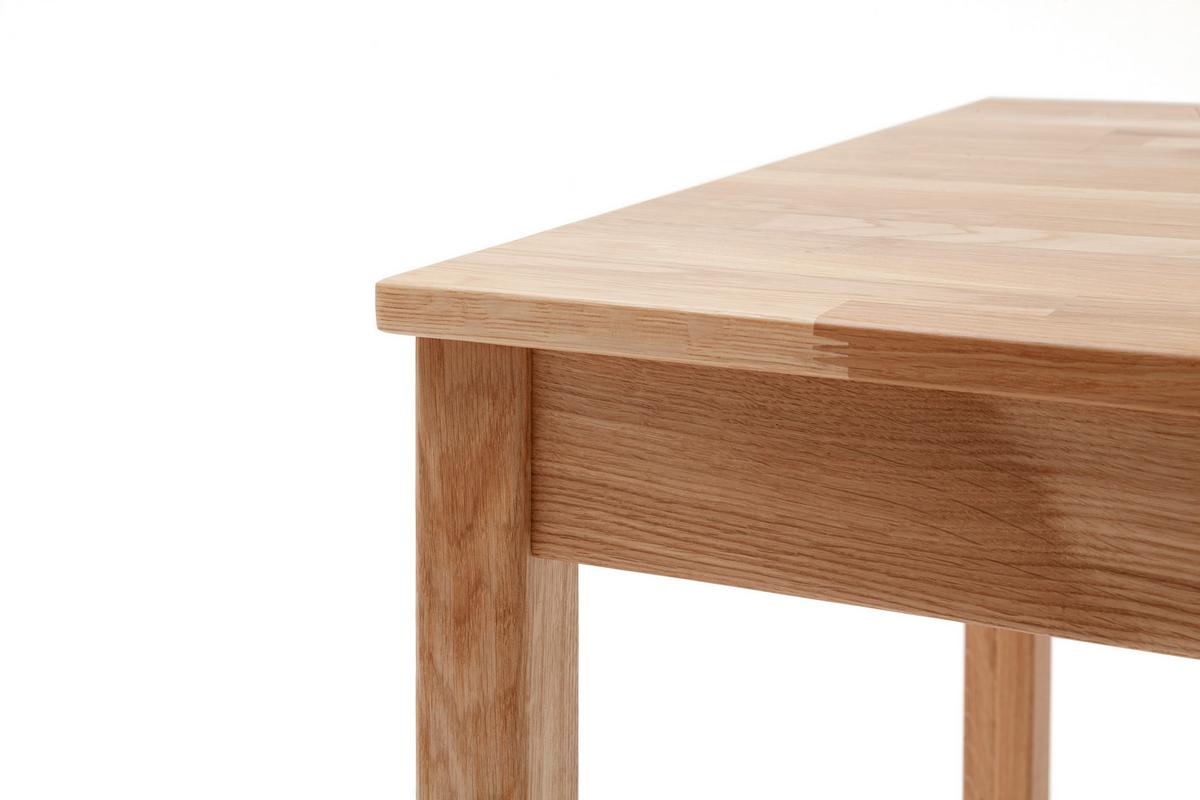 Esstisch Mit Echtholz-platte Alfons 70x76 Cm - Wildeiche, LIFESTYLE, Holz (70/76/70cm) - MID.YOU