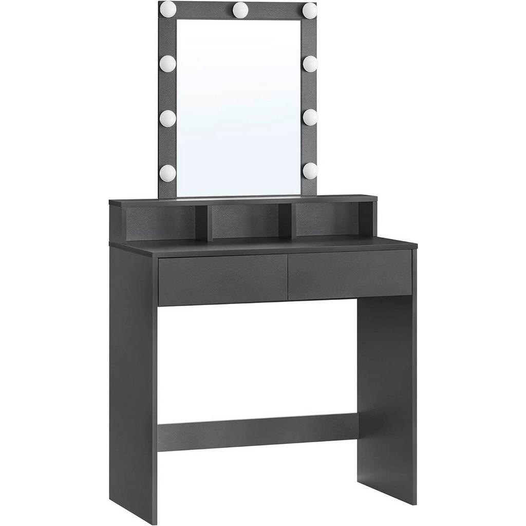 Schminktisch B: 40 cm Schwarz