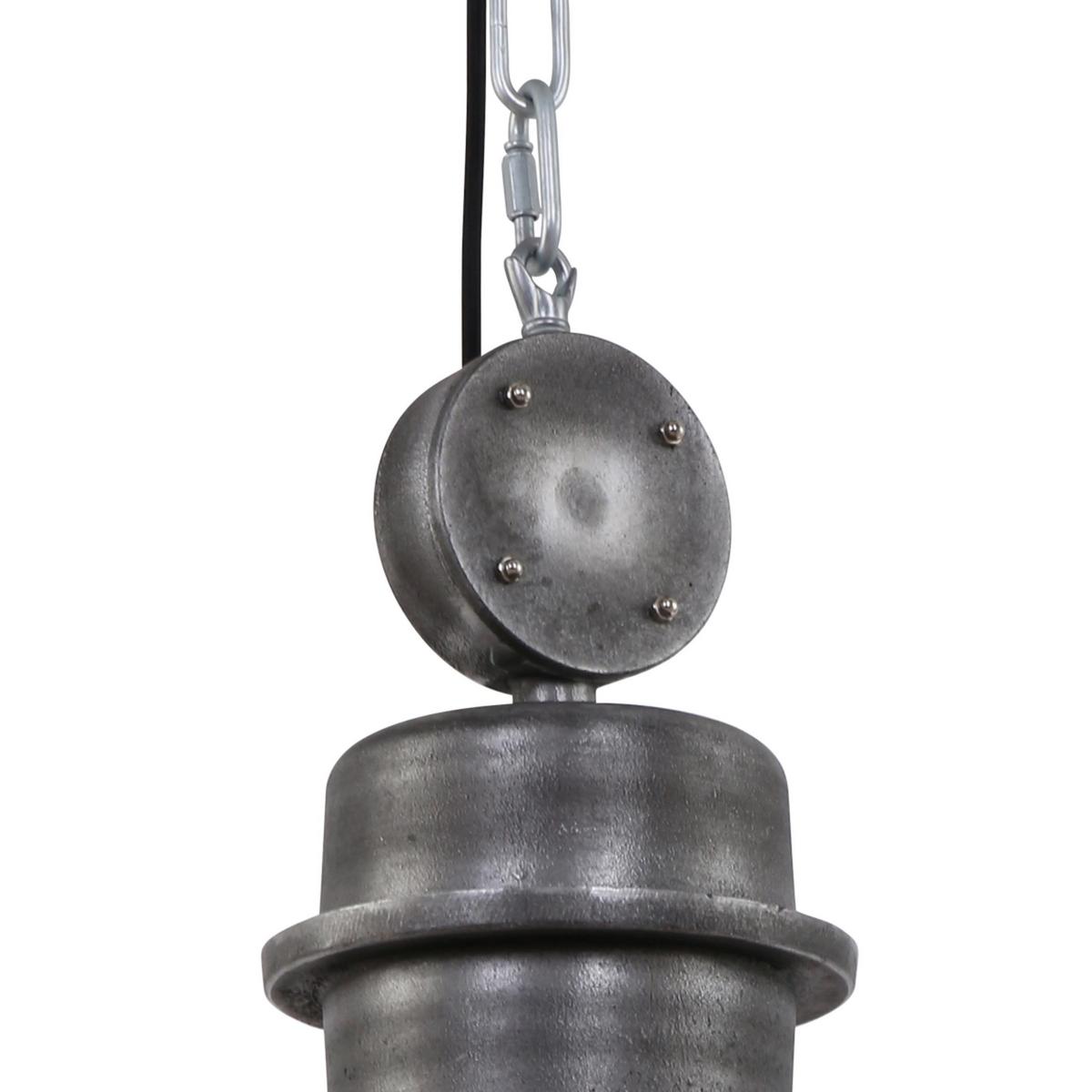 Pendelleuchte Bikkel - Braun, Trend, Glas/Metall (52/153/52cm)