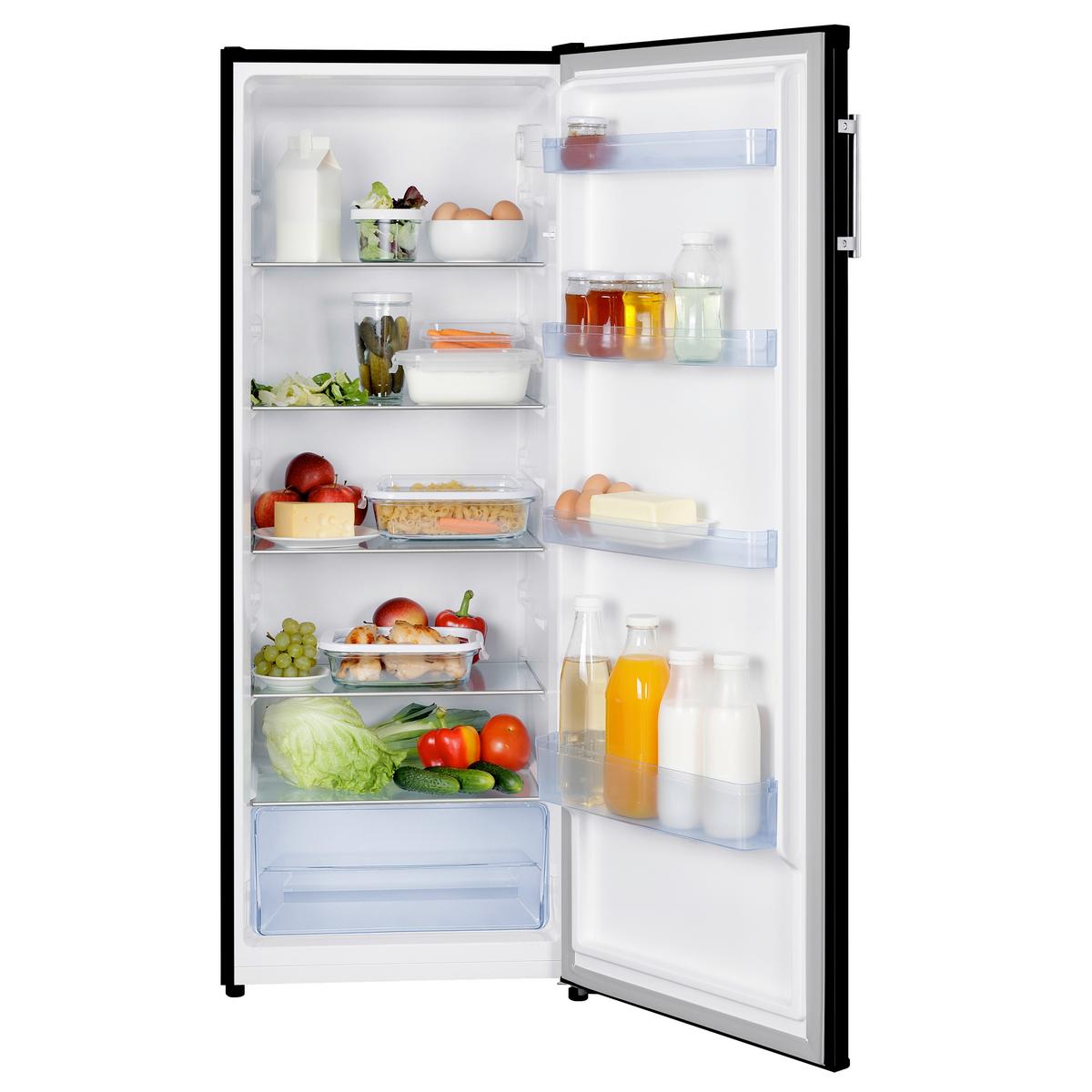 Kühlschrank NABO KT 2526 EEKL: E, 242 Liter - Dunkelgrau, Basics, Metall (54,5/143/55,5cm) - Nabo