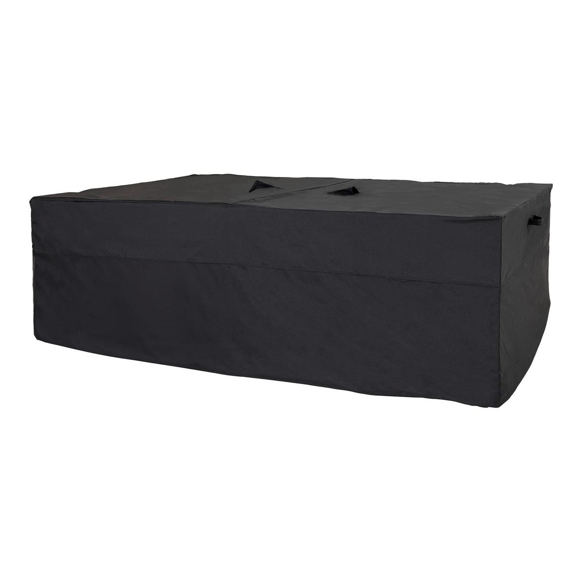 Schutzhülle Luxury Schwarz B: 210 Cm - Schwarz, MODERN, Kunststoff (210/95/180cm) - MID.YOU