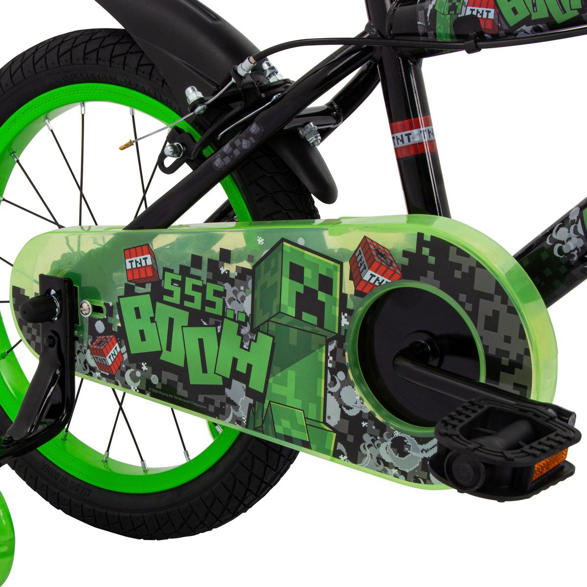 Kinderfahrrad Schwarz, 16 Zoll - Schwarz, Basics, Metall (54/84/106cm)