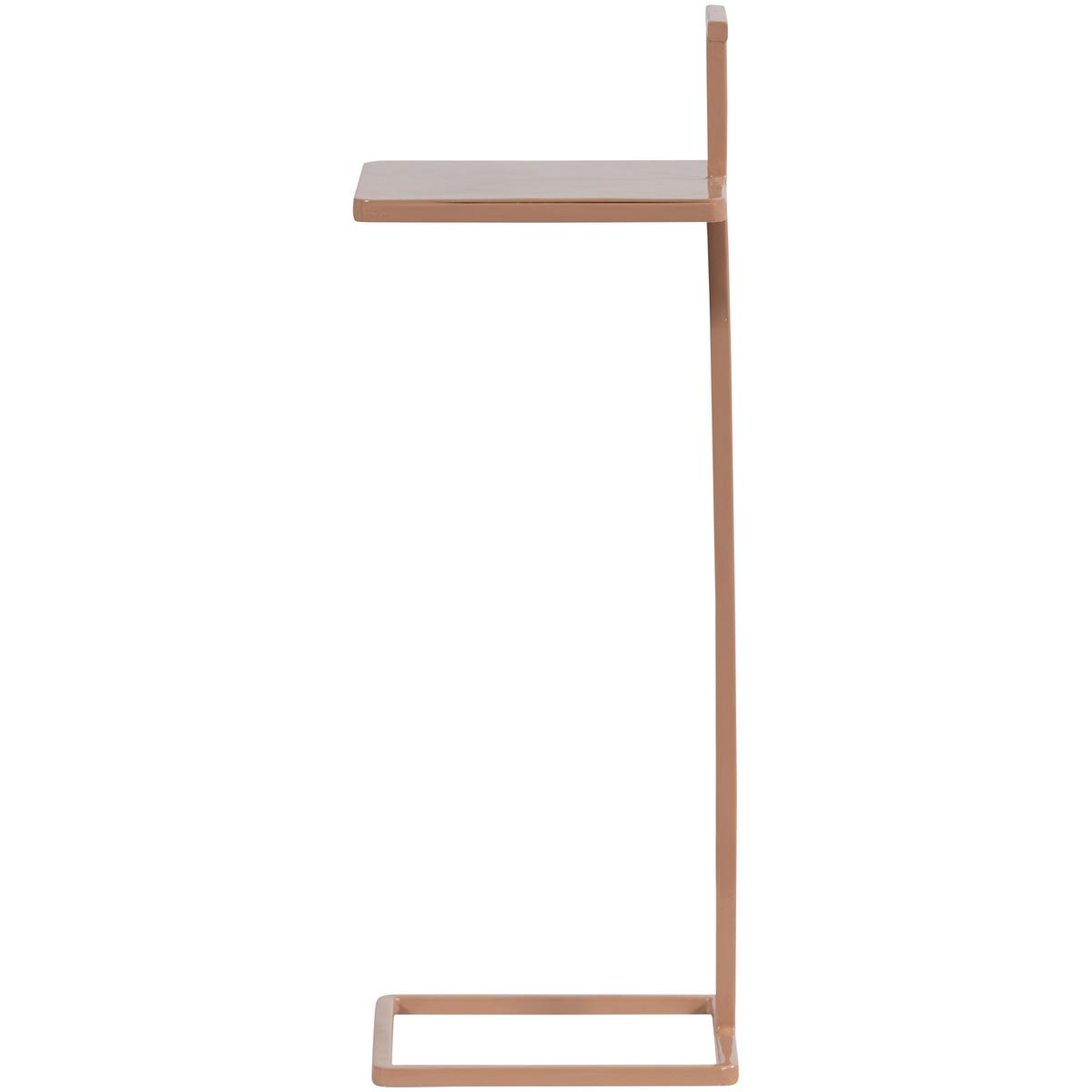 Beistelltisch Toste Altrosa B: 22 cm - Altrosa, Design, Metall (22/22/64cm) - Livetastic