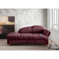 Ottomane Torello Bordeaux B: 190cm - Wildeiche/Bordeaux, KONVENTIONELL, Textil (190/84/86cm) - Livetastic
