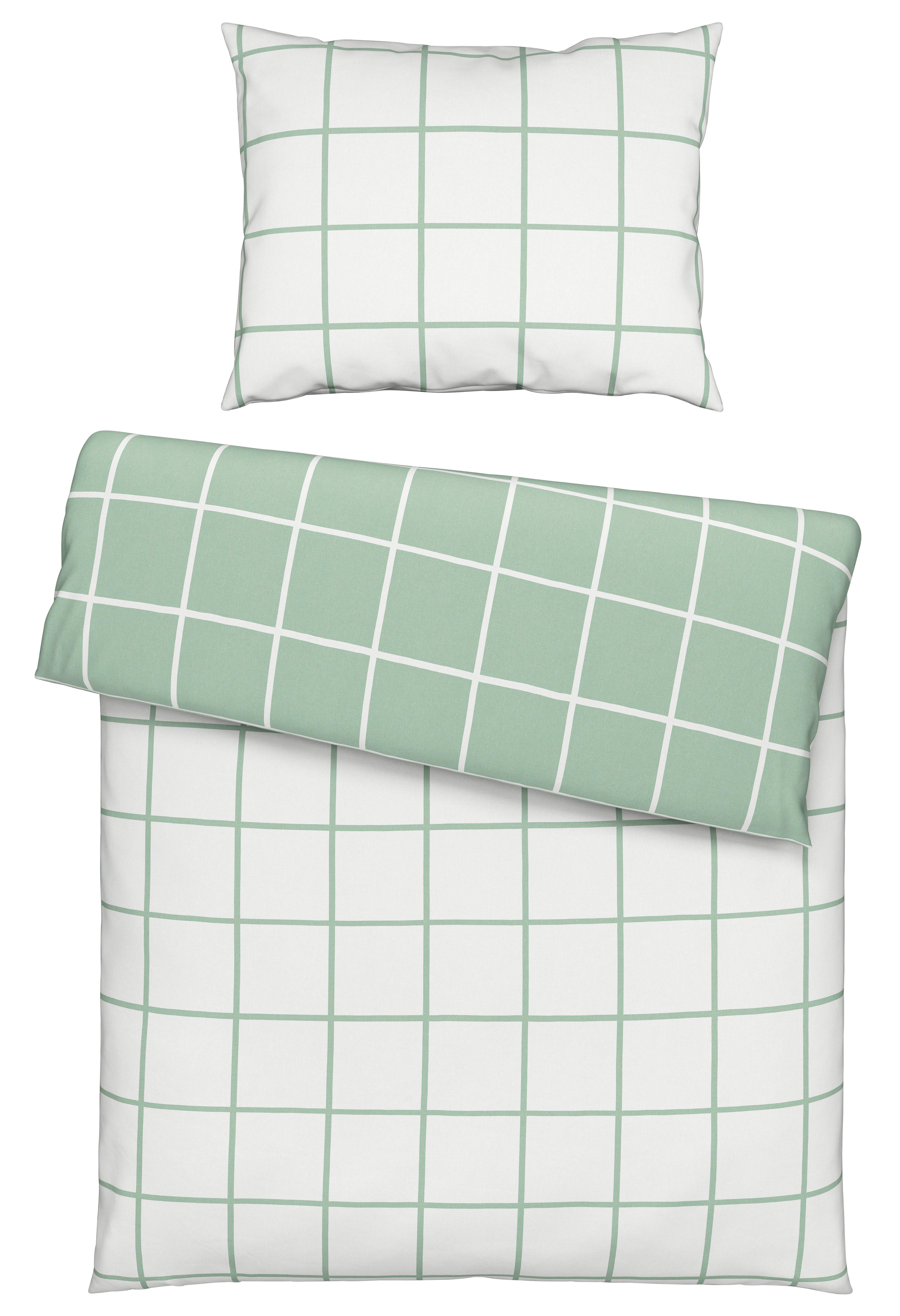 Ágyneműhuzat-garnitúra Naomi - mentazöld, Konventionell, textil (140/200cm) - Ondega