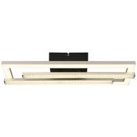 STROPNÉ LED SVIETIDLO WINA - číra/čierna, Modern, kov/plast (40/37,5/6,3cm) - Mömax