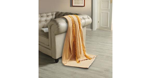 Tagesdecke Ines 140x210 cm Senf, Baumwolle - Gelb, ROMANTIK / LANDHAUS, Textil (140/210cm) - James Wood