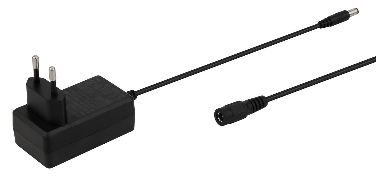 LED-Deckenfluter 58011 - Schwarz/Weiß, Design, Kunststoff/Metall (25/179cm) - Globo