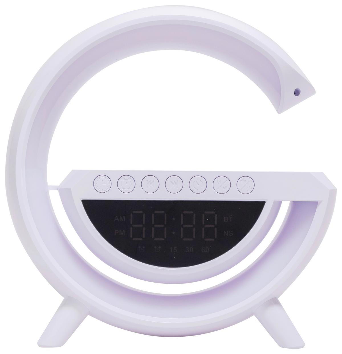 STOLNÍ LED LAMPA OVI - bílá, Moderní, plast (24/8/23cm) - Mömax