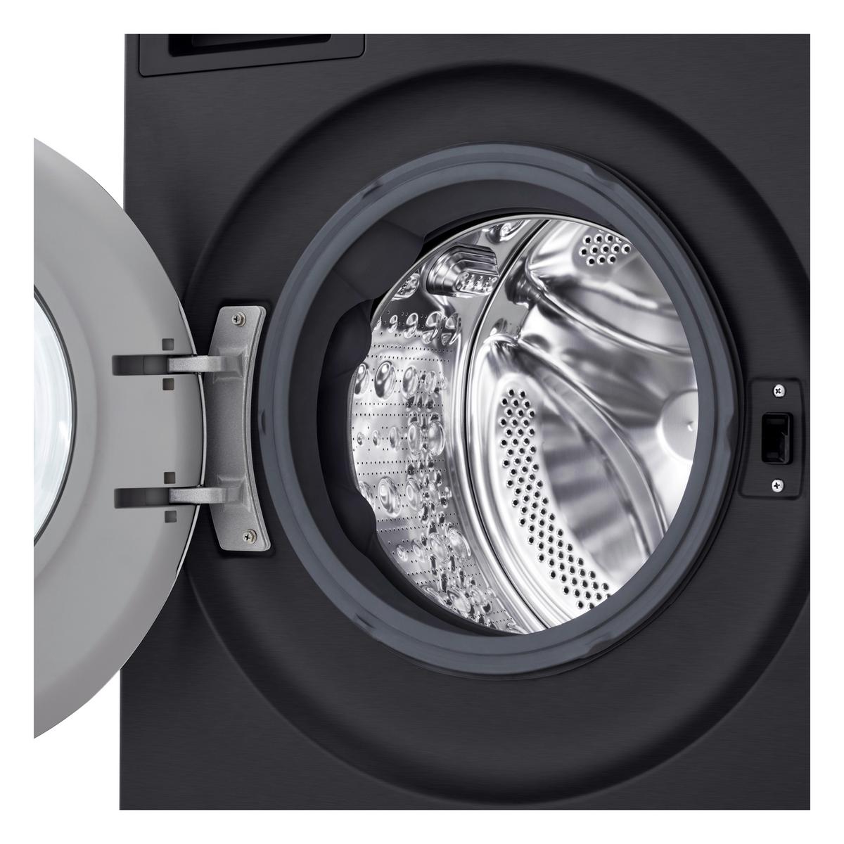 Waschmaschine F4WX9092B Füllmenge ca. 9 kg, Aquastop - Schwarz, Basics, Metall (60/89/56,5cm) - LG