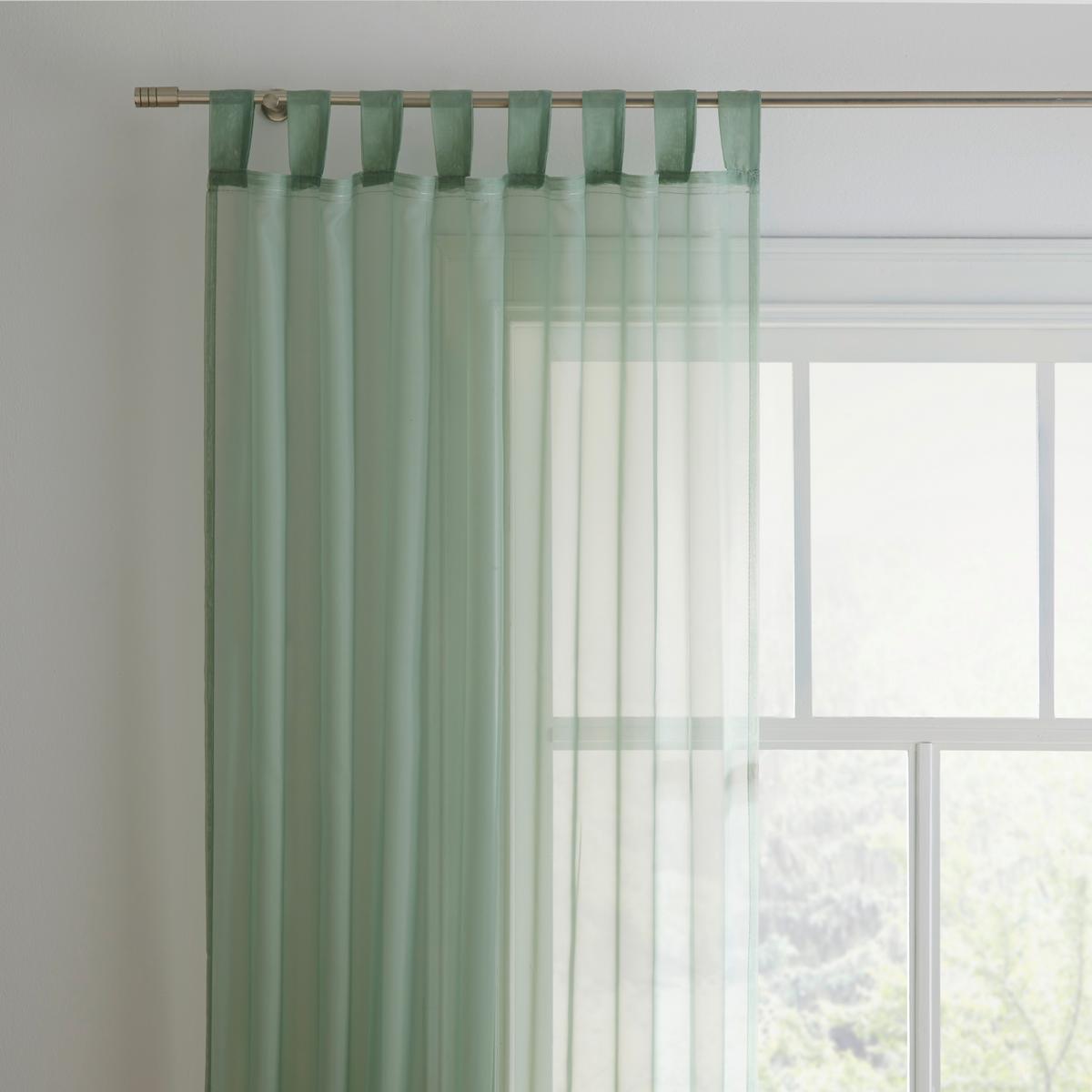 ZÁVES S PÚTKAMI Hanna 2ks/bal.,140/245cm - zelená, textil (140/245cm) - Based