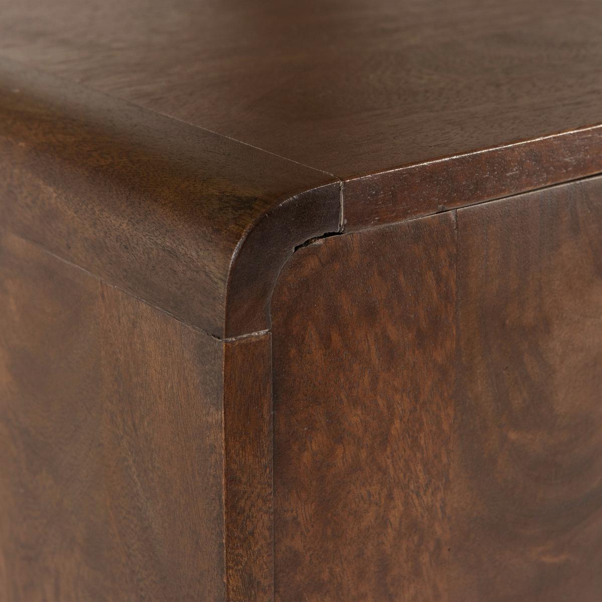 Mehrzweckschrank Liya Dunkelbraun B: 60 cm - Dunkelbraun, Design, Holz (60/200/35cm) - Livetastic