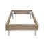 Futon Ágykeret Belia - éger színű, konvencionális, fa (90/200cm)