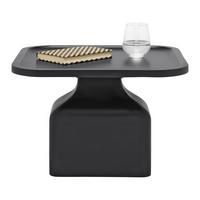 Príručný stolík Noir, š: 50cm - čierna, Modern, drevo (50/35/45cm) - Premium Living