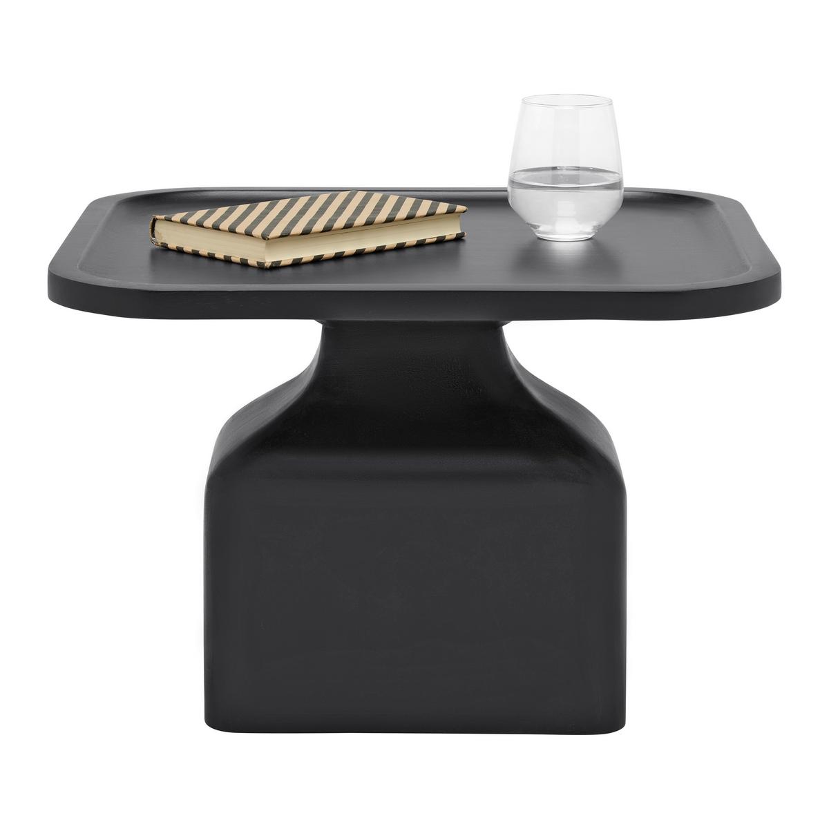 Príručný stolík Noir, š: 50cm - čierna, Modern, drevo (50/35/45cm) - Premium Living